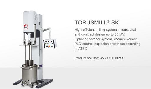 Basket mill TORUSMILL? SK籃式砂磨機(jī)