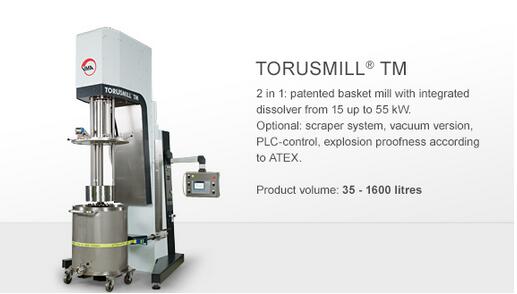 Basket mill TORUSMILL? TM籃式砂磨機(jī)